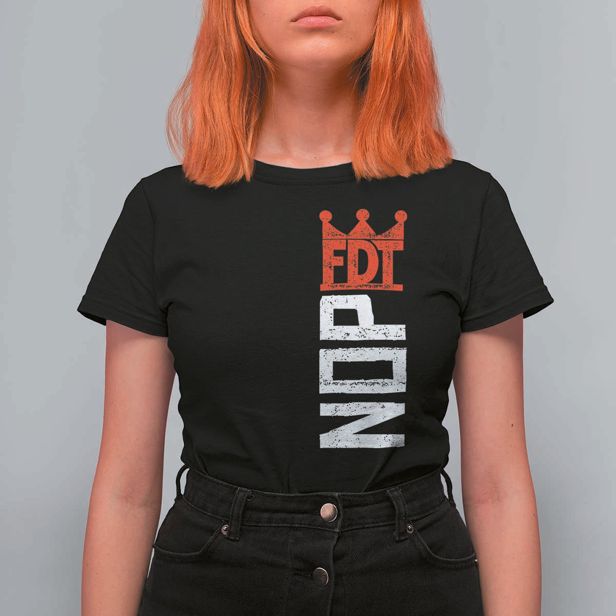 No Kings Protest Nope Funny Political Satire T Shirt For Women