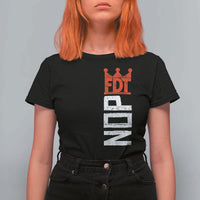 No Kings Protest Nope Funny Political Satire T Shirt For Women