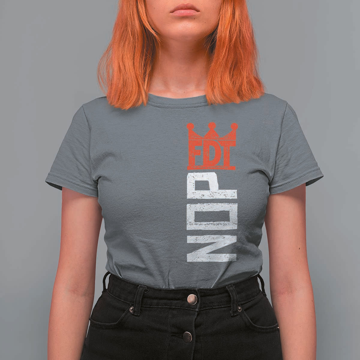 No Kings Protest Nope Funny Political Satire T Shirt For Women