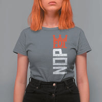 No Kings Protest Nope Funny Political Satire T Shirt For Women