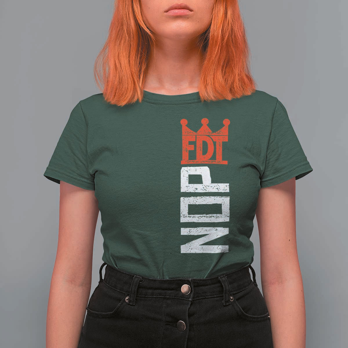 No Kings Protest Nope Funny Political Satire T Shirt For Women