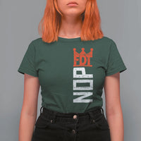 No Kings Protest Nope Funny Political Satire T Shirt For Women