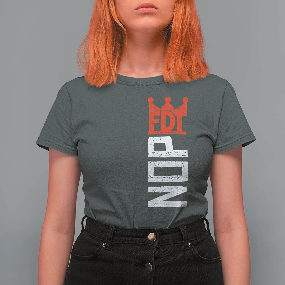 No Kings Protest Nope Funny Political Satire T Shirt For Women