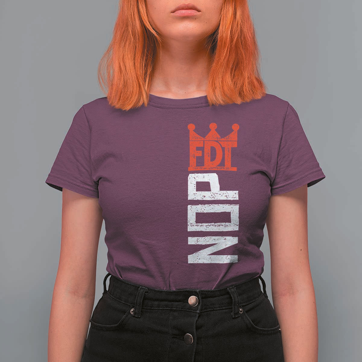 No Kings Protest Nope Funny Political Satire T Shirt For Women