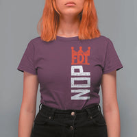No Kings Protest Nope Funny Political Satire T Shirt For Women