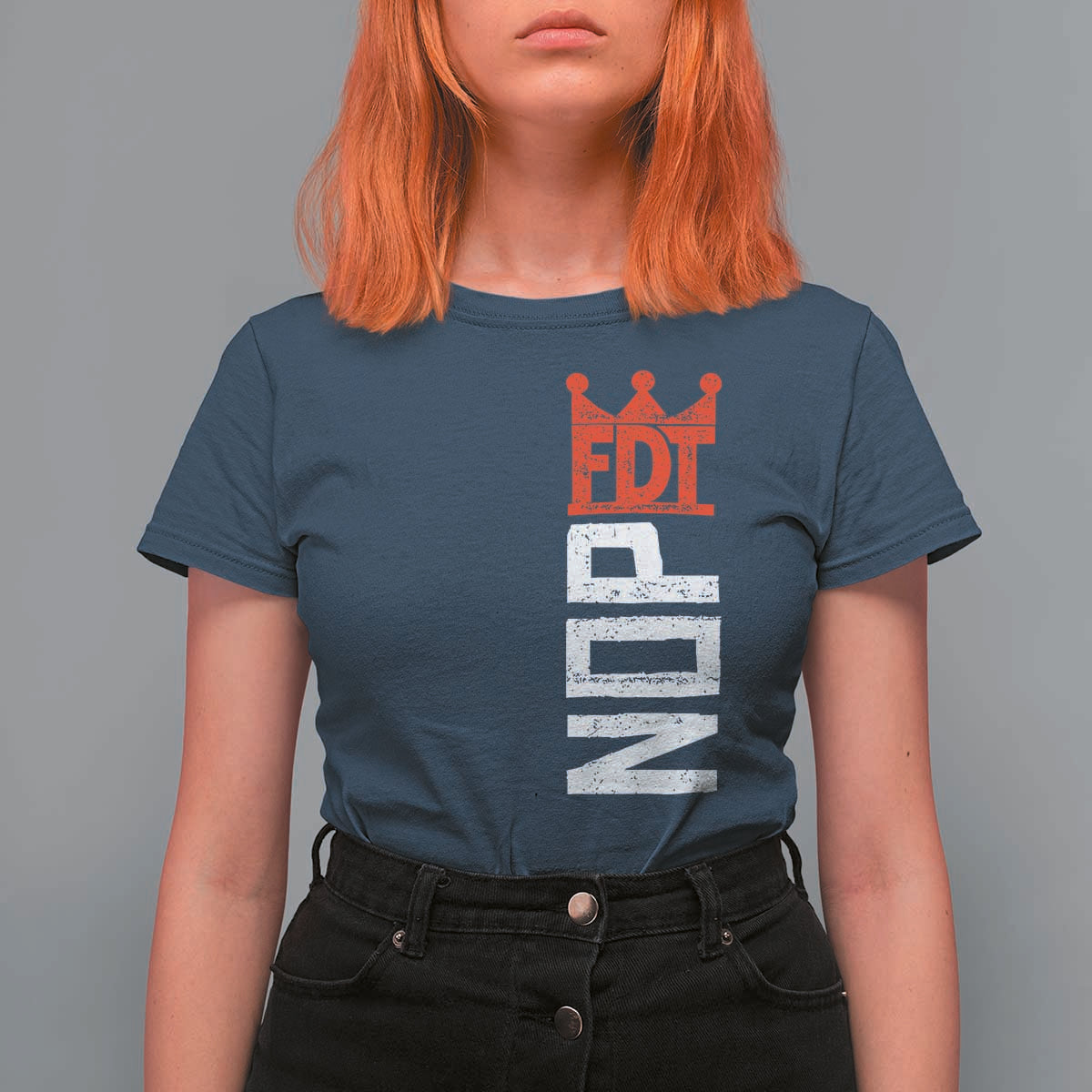 No Kings Protest Nope Funny Political Satire T Shirt For Women
