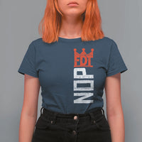 No Kings Protest Nope Funny Political Satire T Shirt For Women