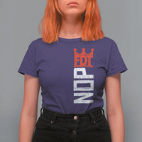 No Kings Protest Nope Funny Political Satire T Shirt For Women