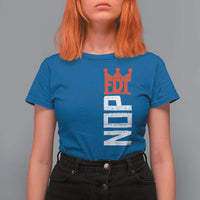 No Kings Protest Nope Funny Political Satire T Shirt For Women
