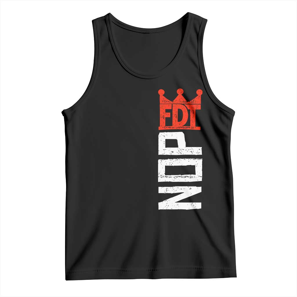 No Kings Protest Nope Funny Political Satire Tank Top