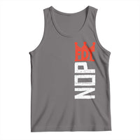 No Kings Protest Nope Funny Political Satire Tank Top