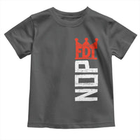 No Kings Protest Nope Funny Political Satire Toddler T Shirt