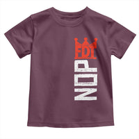 No Kings Protest Nope Funny Political Satire Toddler T Shirt