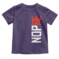 No Kings Protest Nope Funny Political Satire Toddler T Shirt