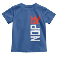 No Kings Protest Nope Funny Political Satire Toddler T Shirt