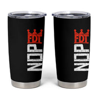 No Kings Protest Nope Funny Political Satire Tumbler Cup
