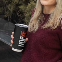 No Kings Protest Nope Funny Political Satire Tumbler Cup