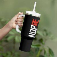 No Kings Protest Nope Funny Political Satire Tumbler With Handle