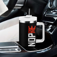No Kings Protest Nope Funny Political Satire Tumbler With Handle