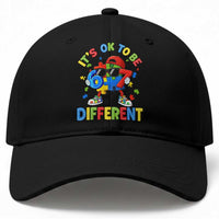 Six Seven Autism Awareness Baseball Cap It Is Ok To Be Different 67 Meme Puzzle