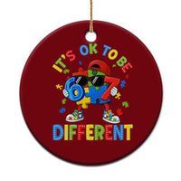Six Seven Autism Awareness Ceramic Ornament It Is Ok To Be Different 67 Meme Puzzle