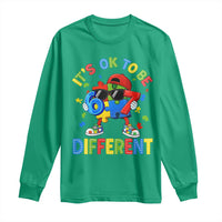 Six Seven Autism Awareness Long Sleeve Shirt It Is Ok To Be Different 67 Meme Puzzle