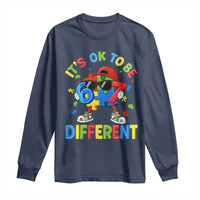 Six Seven Autism Awareness Long Sleeve Shirt It Is Ok To Be Different 67 Meme Puzzle