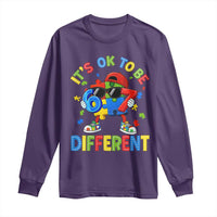 Six Seven Autism Awareness Long Sleeve Shirt It Is Ok To Be Different 67 Meme Puzzle