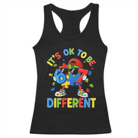 Six Seven Autism Awareness Racerback Tank Top It Is Ok To Be Different 67 Meme Puzzle