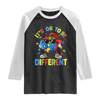 Six Seven Autism Awareness Raglan Shirt It Is Ok To Be Different 67 Meme Puzzle