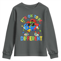 Six Seven Autism Awareness Youth Sweatshirt It Is Ok To Be Different 67 Meme Puzzle