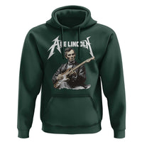 Abe Lincoln Playing Electric Guitar Rocker Hoodie