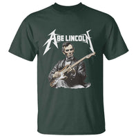 Abe Lincoln Playing Electric Guitar Rocker T Shirt