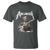 Abe Lincoln Playing Electric Guitar Rocker T Shirt