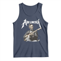 Abe Lincoln Playing Electric Guitar Rocker Tank Top