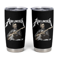 Abe Lincoln Playing Electric Guitar Rocker Tumbler Cup