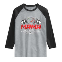 Mama Pit Crew Raglan Shirt Racing Family Matching Mothers Day