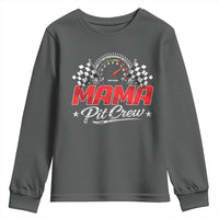 Mama Pit Crew Youth Sweatshirt Racing Family Matching Mothers Day