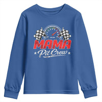 Mama Pit Crew Youth Sweatshirt Racing Family Matching Mothers Day