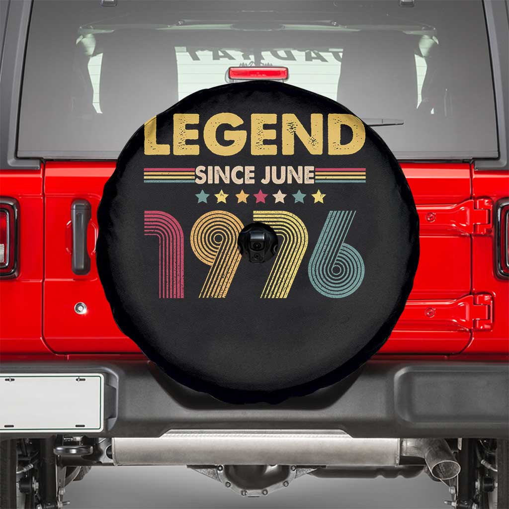 June 50th Birthday Spare Tire Cover Legends Since June 1976 Retro Bday