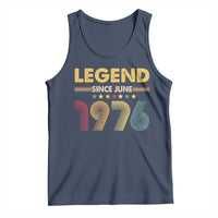 June 50th Birthday Tank Top Legends Since June 1976 Retro Bday