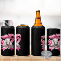 Talk Derby To Me 4 in 1 Can Cooler Tumbler Funny Horse Racing Oaks Derby Day Pink Ribbon