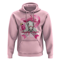 Talk Derby To Me Hoodie Funny Horse Racing Oaks Derby Day Pink Ribbon