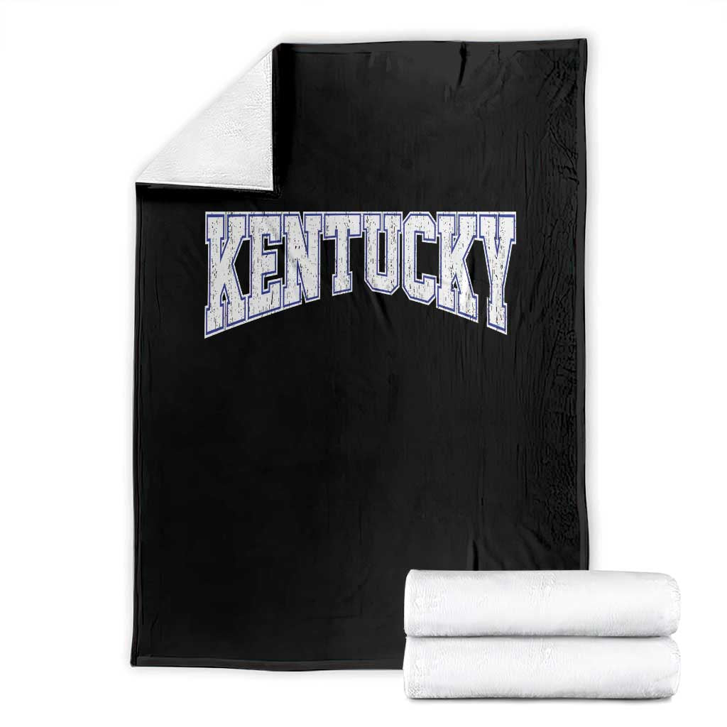 Kentucky Throw Blanket Vintage Sports Design Kentuckian KY State