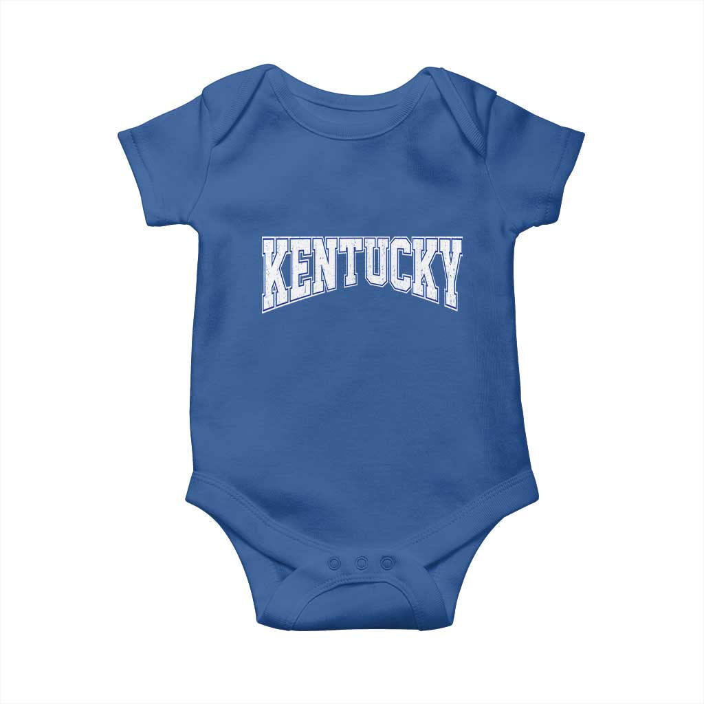 Kentucky Baby Onesie Vintage Sports Design Kentuckian KY State