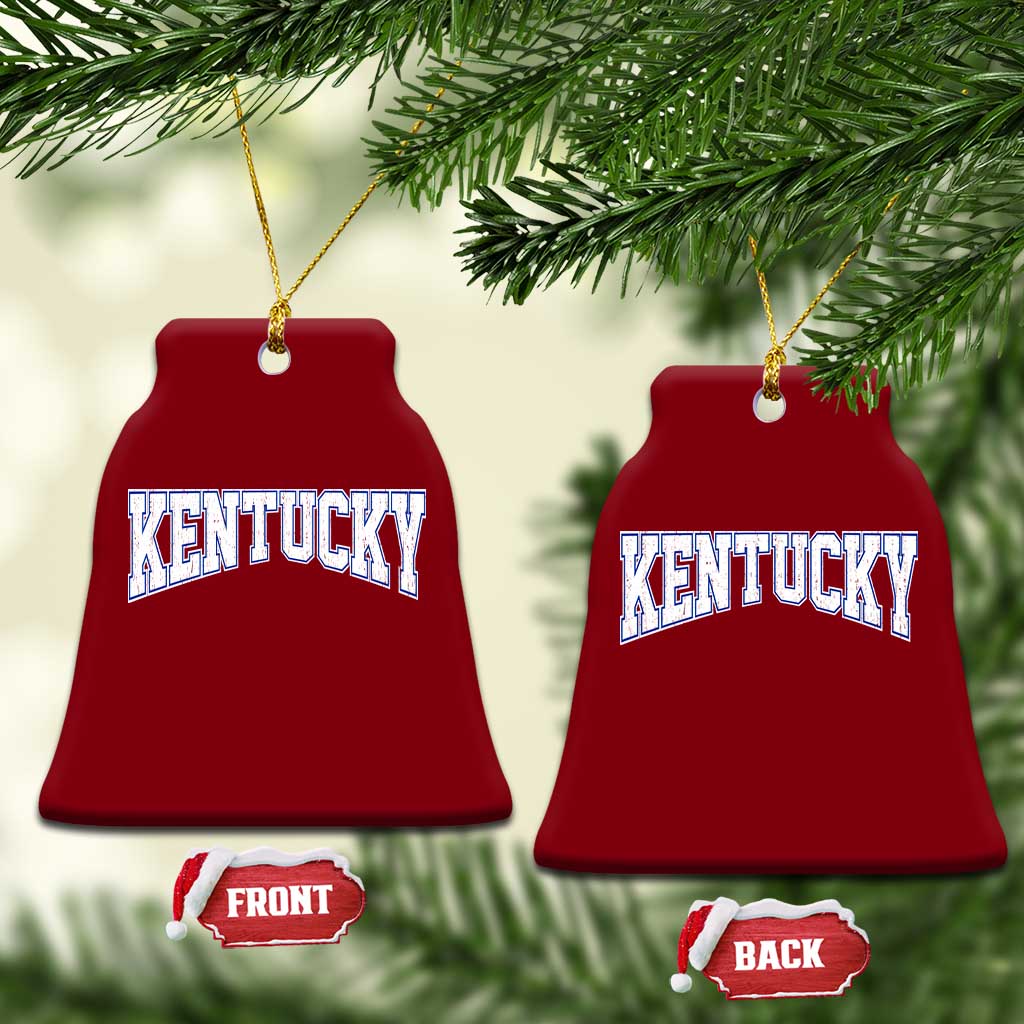 Kentucky Ceramic Ornament Vintage Sports Design Kentuckian KY State
