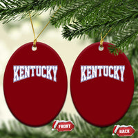 Kentucky Ceramic Ornament Vintage Sports Design Kentuckian KY State