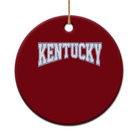 Kentucky Ceramic Ornament Vintage Sports Design Kentuckian KY State