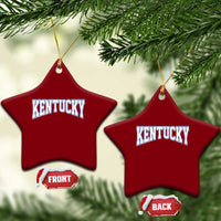 Kentucky Ceramic Ornament Vintage Sports Design Kentuckian KY State