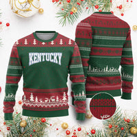 Kentucky Ugly Christmas Sweater Vintage Sports Design Kentuckian KY State